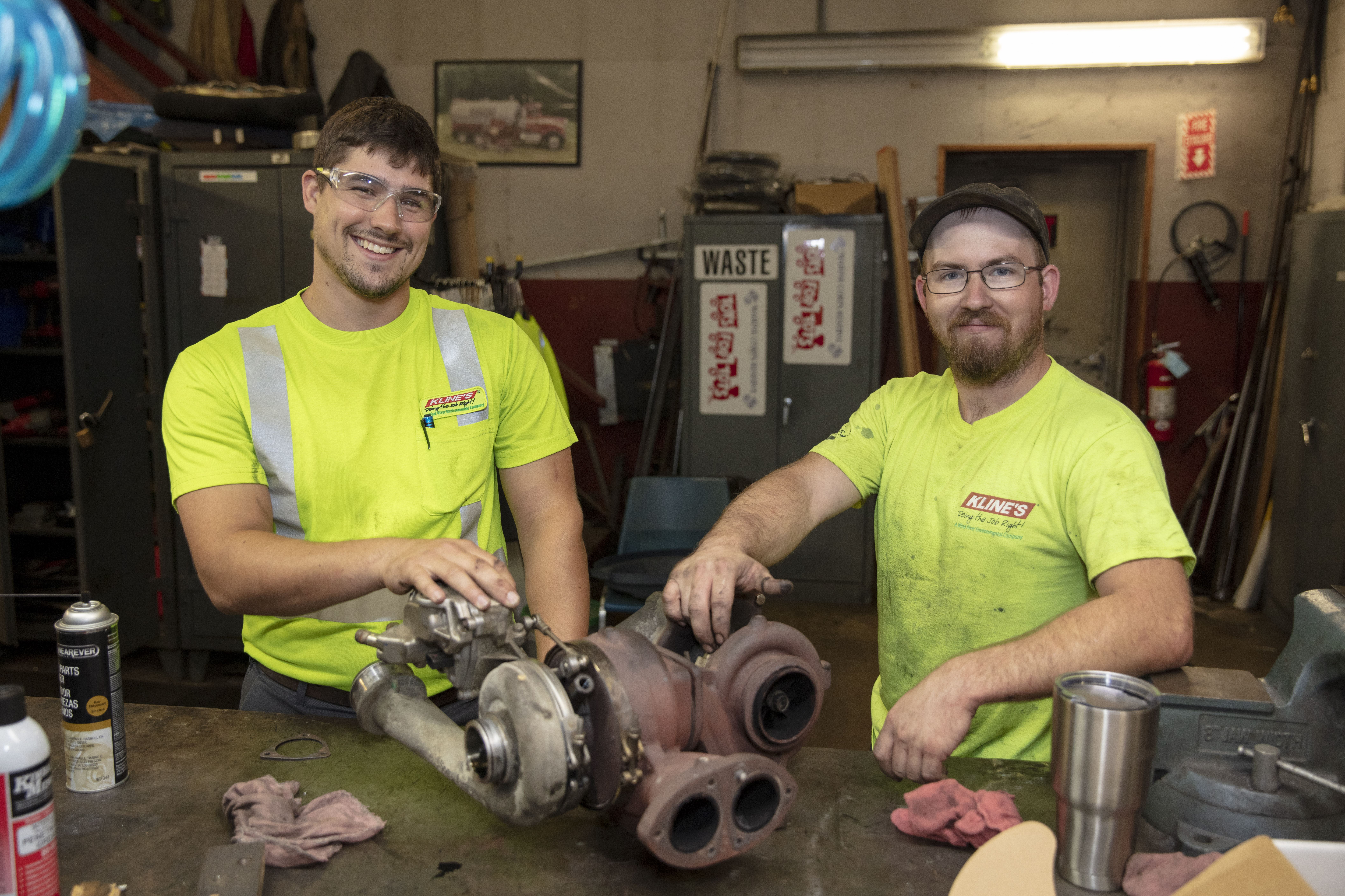 Mechanics at our Salunga, PA Location