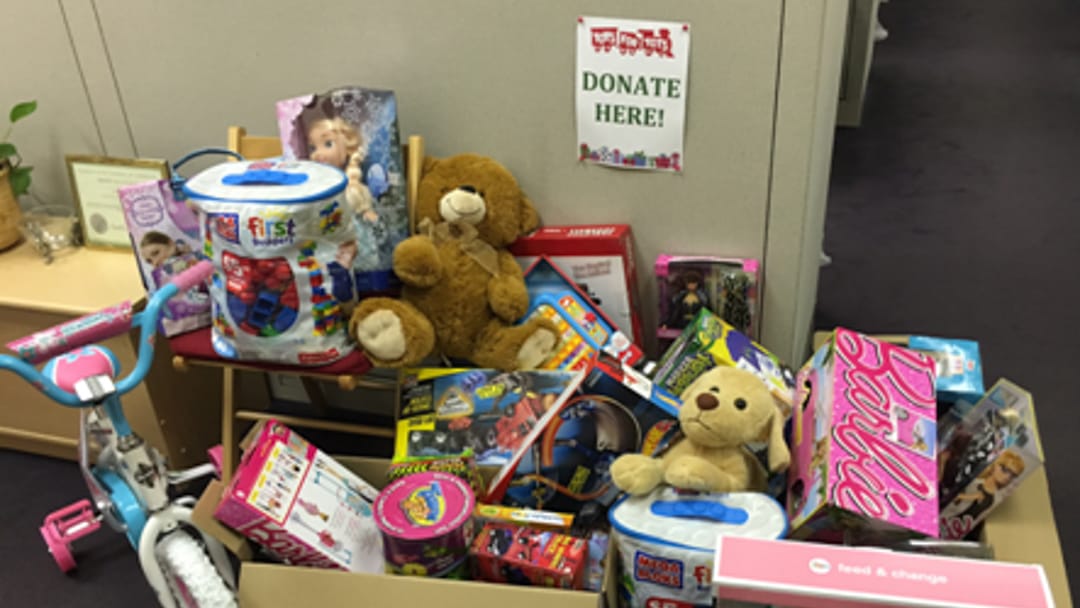 Toys for Tots donations