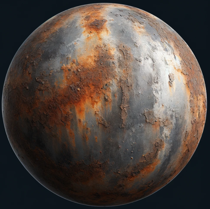rusted castiron